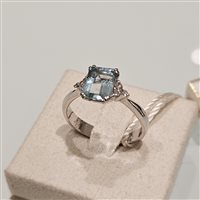 Anillo Sinico Mujer in Oro Acquamarina 1.30 Ct 02-AN-0372 - 02-AN-0372